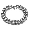 GZMZC Cuban Link Chain Necklace or Bracelet Silver Curb Chain