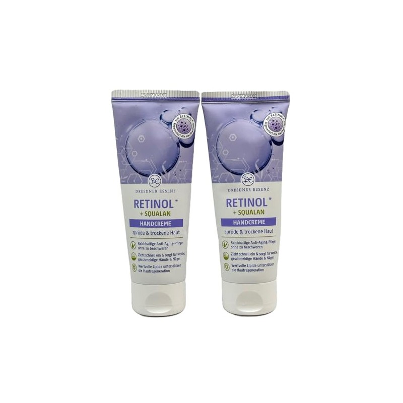 Dresdner Essenz Hand Cream Retinol + Squalane 2 x 75