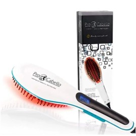 Professional Series Pro Cabello Advanced Ion & Infrared 5500 Straightening Hair Brush White. New