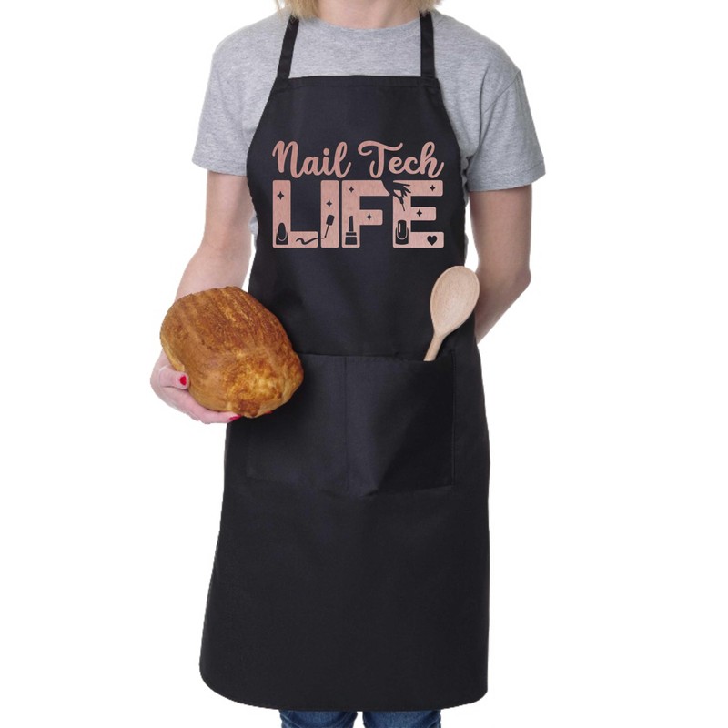 Print4U Apron Nail Tech Life Nail Salon Nail Technician Beauty