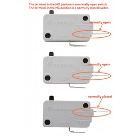 TUAIC KW3A Microwave Oven Door Switch 16A 125V/250V Door Interloc (2 Normally Open and 1 Normally Close)