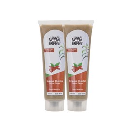 Crema Dental Natural x2 – Sin Flúor, Sin SLS, Sin Azúcar | Sabor Canela | Fórmula Artesanal con Neem y Menta – bienestar NEEM ERFRE