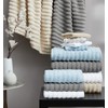 Borghese Ribbed Zero Twist Light Blue 6 Piece Towel Set,