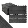 ShunHong Interlocking Deck Tiles,Outdoor Composite Deck Tile,12x12 Nano-Molecule Composite Decking