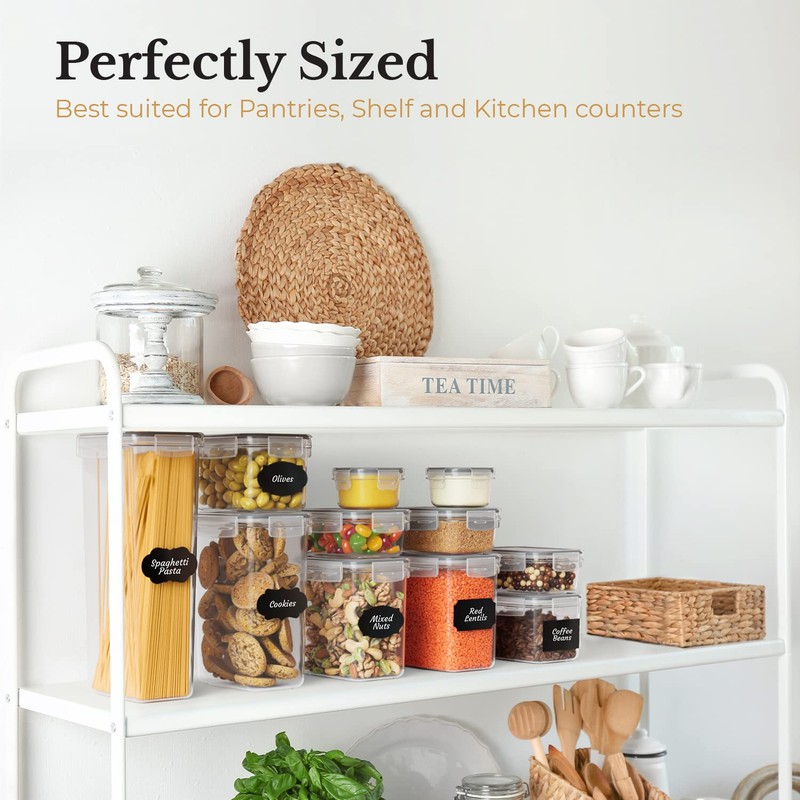 Chef's Path 36-Pack BPA Free Plastic Food Storage Containers with