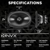 NVX® VSP69 6x9 Premium Car Speakers, 900W Max, 300W RMS,