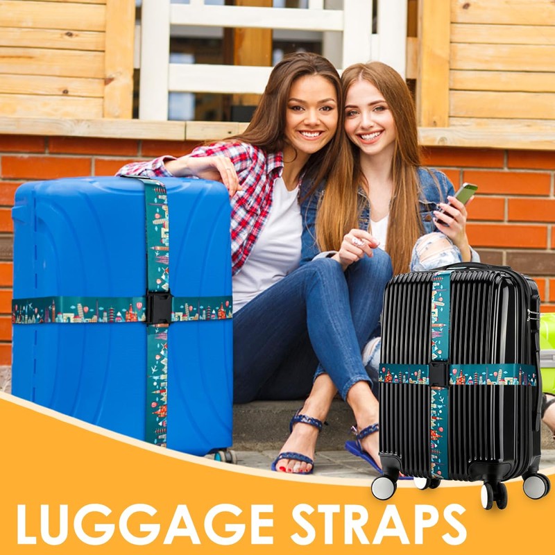 Adjustable Travel Luggage Strap Suitcase Belt Travel Bag Accessories 1.96