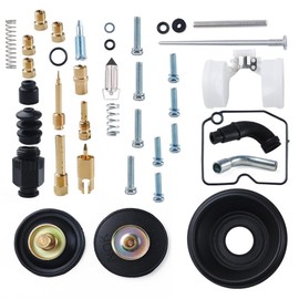 JIK Carburetor Rebuild Kit Float Gasket for Arctic Cat 350 366 400 500 650 DVX 300