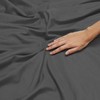 Oxford Homeware Charcoal Single Fitted Sheets -100% Brushed Microfibre 1800