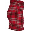 Urban Classics Women's Short Checker Skirt Dress, Multicoloured (Red/Blk 00200)