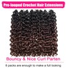 8 Packs GoGo Curl Crochet Hair 18 Inch Curly Crochet