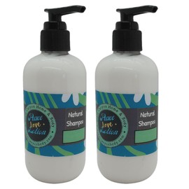 Black Canyon Home and Body Peace Love + Lotion White Pepper Lavender Scented Natural Hair Shampoo, 16 Oz (2 Pack)