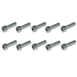 Hexagon Socket Cylinder Head Screws (DIN 912) M5 x 10, Stainless Steel, Pack of 10