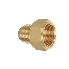 Pressure Washer Adapter BE-TOOL 1 Piece Brass Pressure Washer Coupling Adapter Screw Hose Connector (22mm Female to 18mm Male)