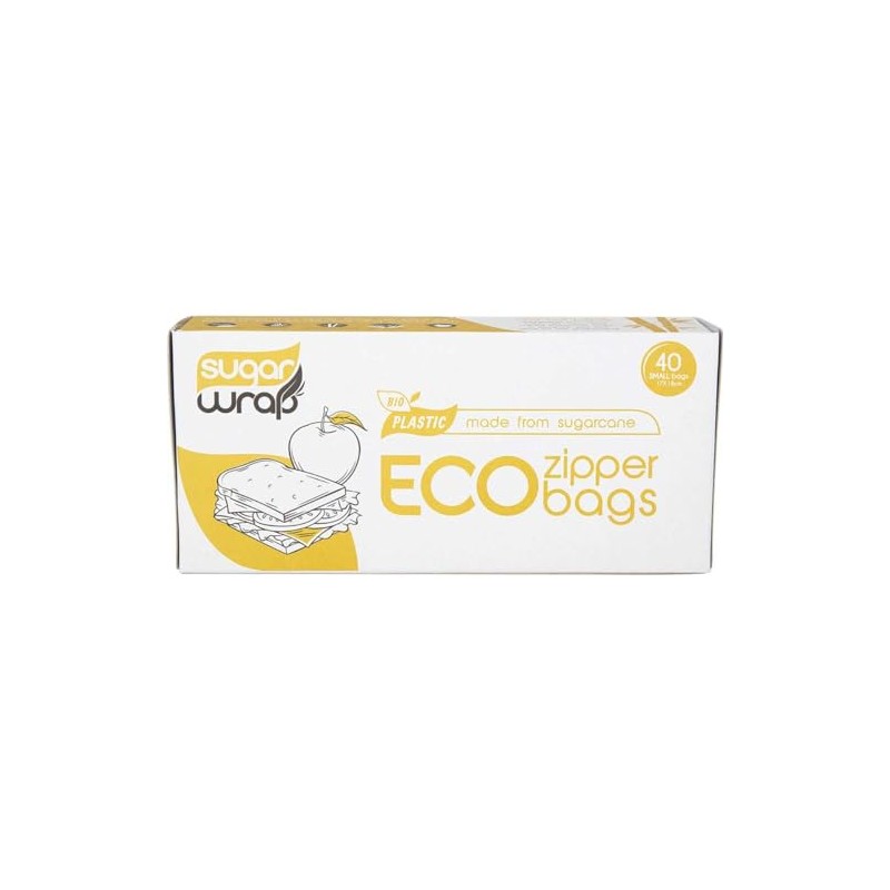 Sugar Wrap Eco Zipper Bag Small 40 x Small