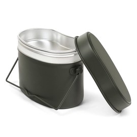 Mess Kit,Three Part Portable 1.5L Mess Tin for Camping, Hiking