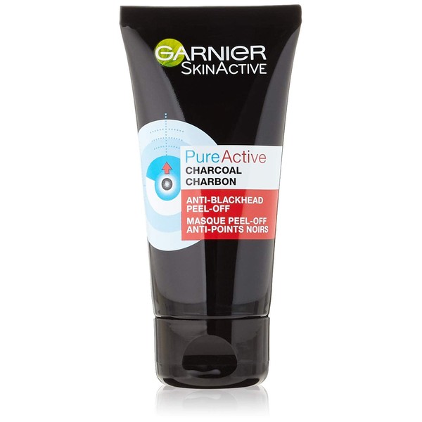 Garnier - SkinActive - Pure Active - Masque Peel-Off Anti-Points Noirs - Peaux Grasses à Imperfections - 50 ml