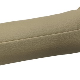 CTForest Set of 2 Beige Car Seat Gap Plug, Leather Car Seat Gap Plug, Car Seat Gap Filler, Gap Cushion, Suitable for Use Between Car Seats (Beige)