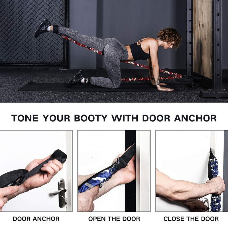 INNSTAR Booty Resistance Band Glute Cord Cable Machine for Hip