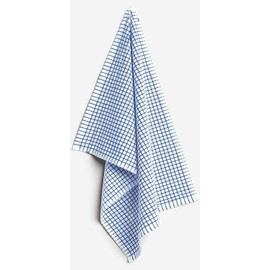Pack of 6 Jumbo Size Terry Tea Towel (46 x 66 cm) - Super Soft Ring Spun Combed Cotton – Check Design – High Density Weave & Thick Construction – Ultra Absorbent & SuperDry - Hanging Loop