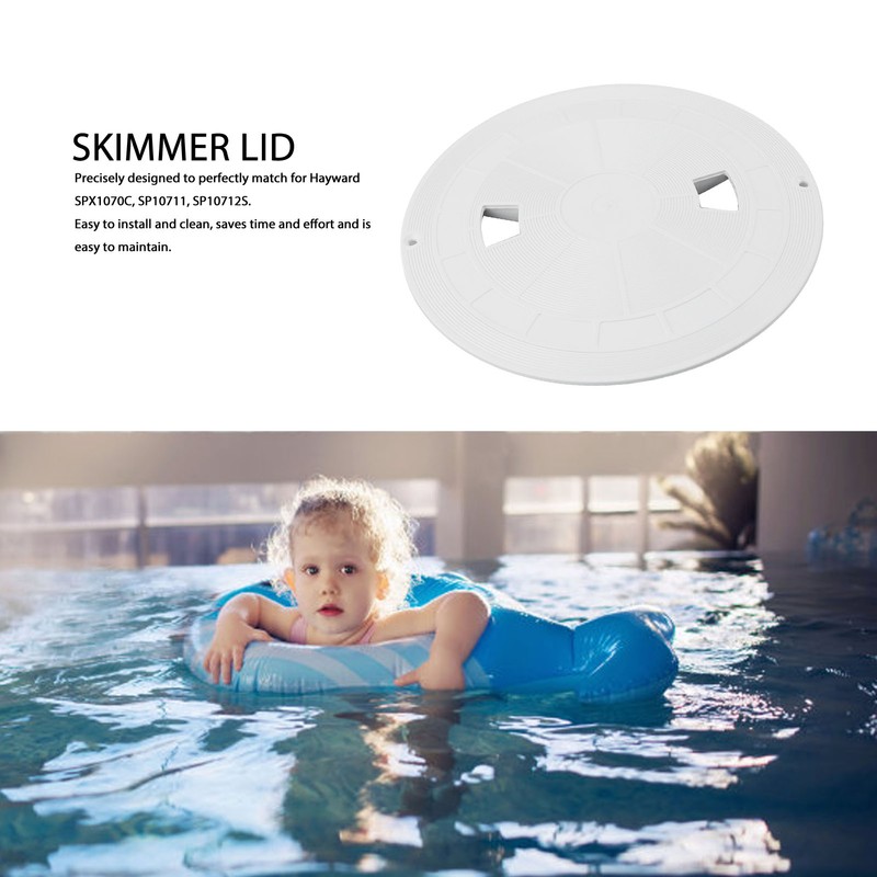 10in Skimmer Cover ABS Effective Filtering Skimmer Lid for Hayward