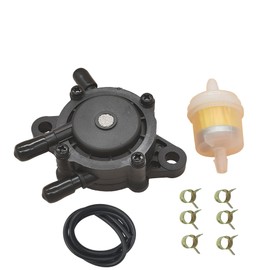 Vacuum Fuel Pump with Fuel Filter for Kohler 17HP-25 HP Briggs and Stratton Small Engine Lawn Mower Tractor Honda Yamaha for John Deere 808492 808656
