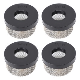 Stainless Steel Mesh Strainer 3/4in‑14 Female Thread Aerator Screen Strainer for Livewell Pump 4pcs