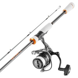 IM7 Carbon Fiber Spinning Rod Reel Combo for Bass Fishing 7 ft Two-Piece Pole with 7+1 Ball Model D0100X3K51X D01027R4LD8Default: Default