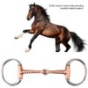 Horse Snaffle,All Purpose Ring Snaffle Bit Stainless Steel Western Bit