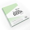 Silvine A4 Green Paper Dyslexia Notebook - Lined with Margin