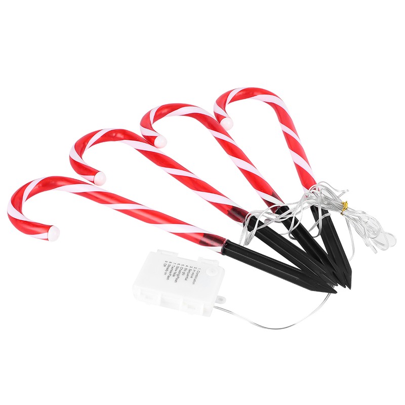 LED Walking Stick Lamp Ground Spike Lamp Christmas Decoration for