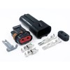 2 Pin Metri-Pack Waterproof Connector 10-12awg Terminals and Seals 46Amp
