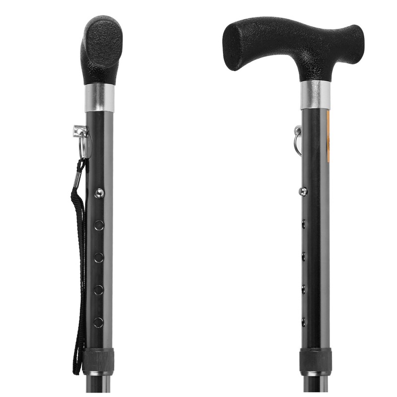 Soles Foldable Cane Walking Stick Silver (SLS802S)