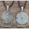 Kiss of Leather Tree of Life Pendant with Spiral 925