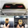 MoBlinko Evil Red Eyes Car Windshield Sunshades Funny Folding Block