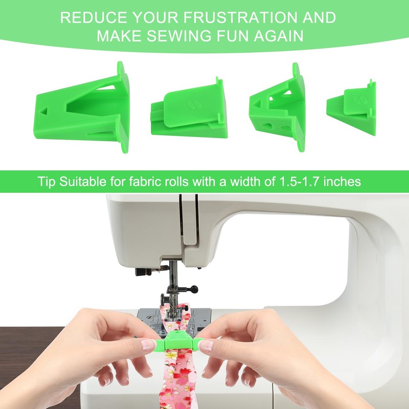 2pz Fabric Roll Tube Maker, Strumento Pieghevole per Creare Rotoli