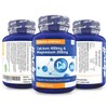 Calcium 400mg and Magnesium 200mg, 120 Vegan Tablets (4 Months