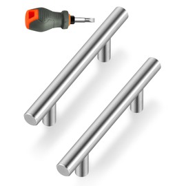 AoutDrr 30 Pack 5 Inch Cabinet Pulls Kitchen Cabinet Handles,Satin Nickel Cabinet Hardware Stainless Steel Kitchen Drawer Pulls for Cabinets Cupboard,3 Inch Hole Center