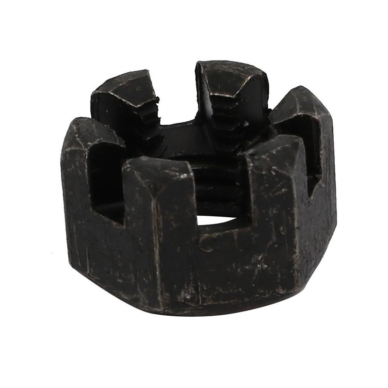 sourcingmap 5pcs M12x1.75mm Carbon Steel Grade 8 Hexagon Slotted Castle