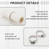 Washing Machine Waste Pipe Connector with Hose Clips Waste Pipe