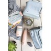 BUILT Insulated Lunch Bag with 'The Mindful' Design, Polyester, Grey/Pale