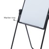 Dry Erase Board with Stand, 35 * 24" Double Sided
