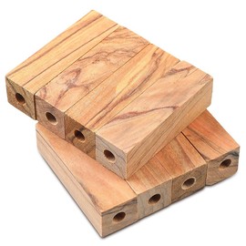 Tsudoku Kit di Tornitura di Penna a Legno da Legno, 20 Pennelli Bianchi in Legno da 7 mm per Artigianato fai da te e Produzione di Penna