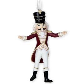 The Bridge Collection 4.5" Royal Court Nutcracker Ornament - Elegant Ballet King Christmas Tree Decoration