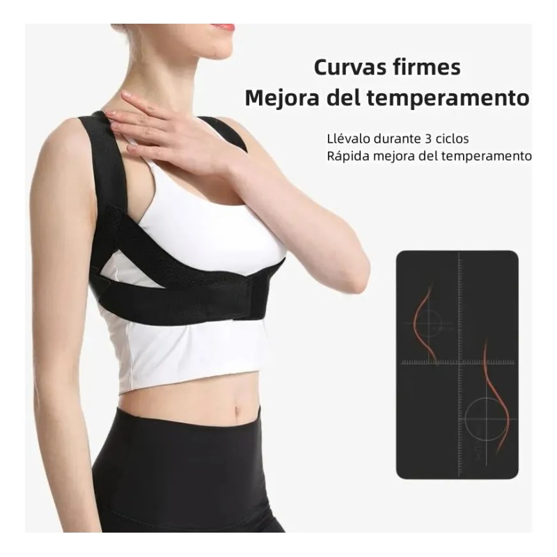 Nios Faja Corrector Postura Espalda Para Hombre Y Mujer