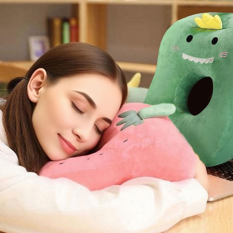 Hengrongshen Piercing Pillow, Nap Doughnut Pillow, Piercing, Office Nap Pillow,