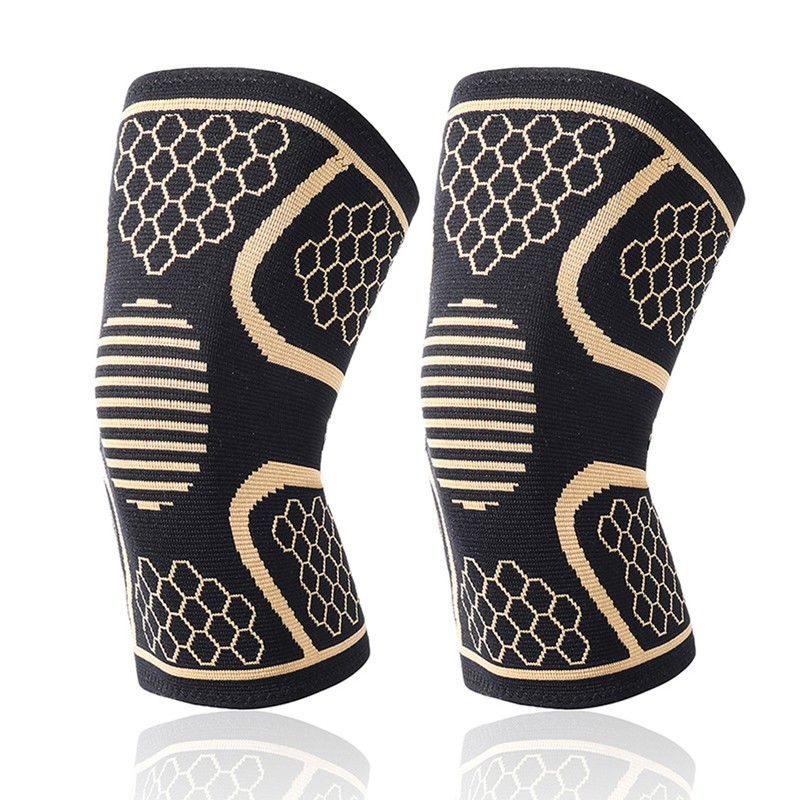 2 Pcs Knee Pads Anti Alip Breathable Shock Absorption Protective