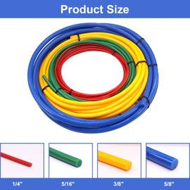 Tnisesm 4Pcs Conditioning Copper Tubing Pipe Extension 4M, 1/4" 1/2" 3/8" 5/8" Built-in Copper Tube Bending Strip Air Conditioning Pipe Bender Kit