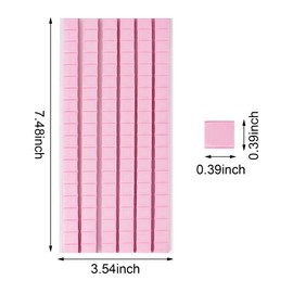 Feosky Adhesive Poster Sticky Tack Putty, Reusable and Removable Adhesive Putty, Mounting Putty for displaying Wall Paintings, Picture, Decoration, Crafts (Pink,Pack of 2)