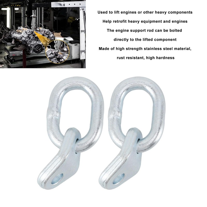 Fockety Engine Lift Bracket Set, 5500lb Capacity Stainless Steel Lifting